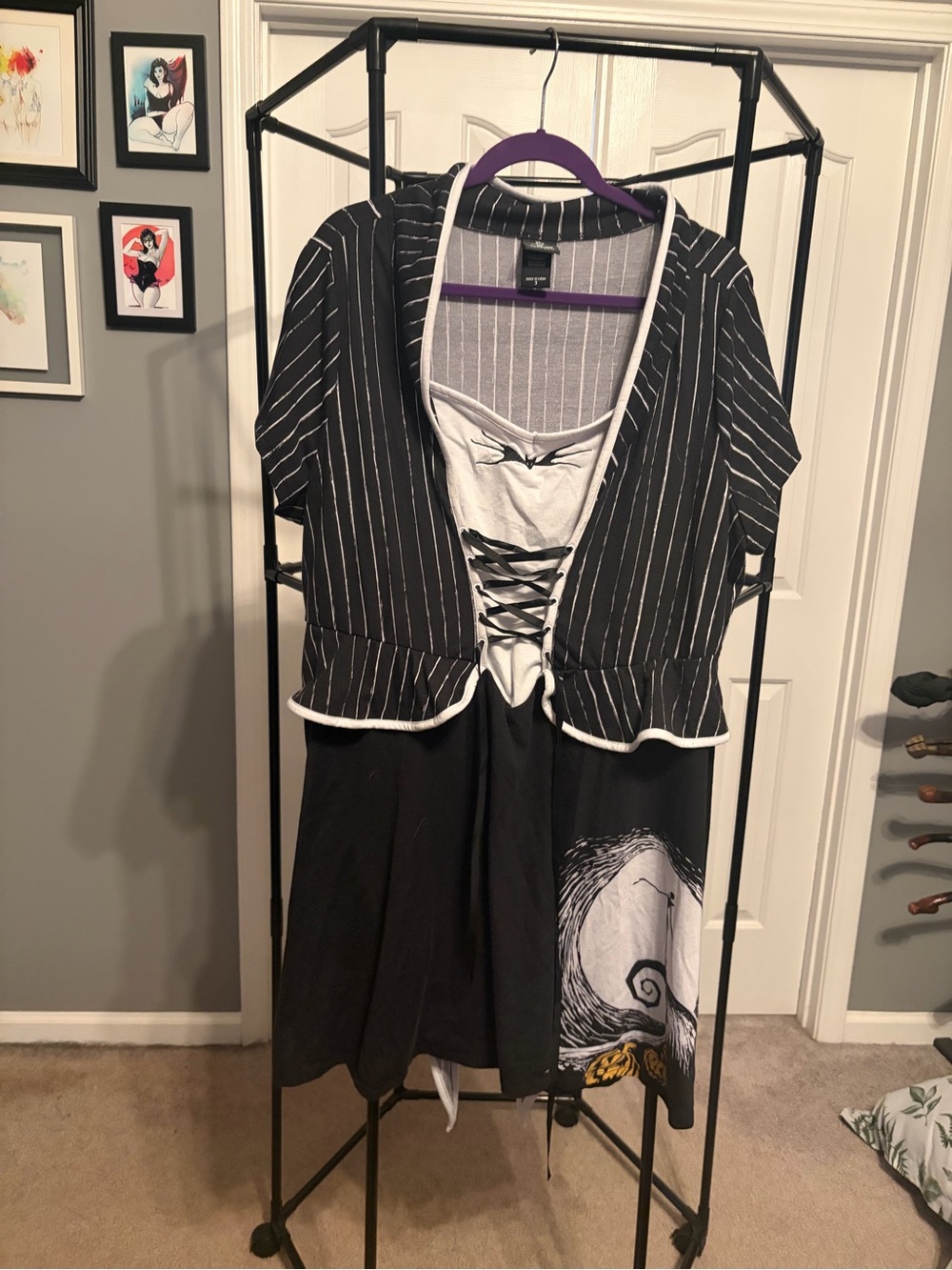 Torrid Nightmare before Christmas Jack Skellington Costume Dress